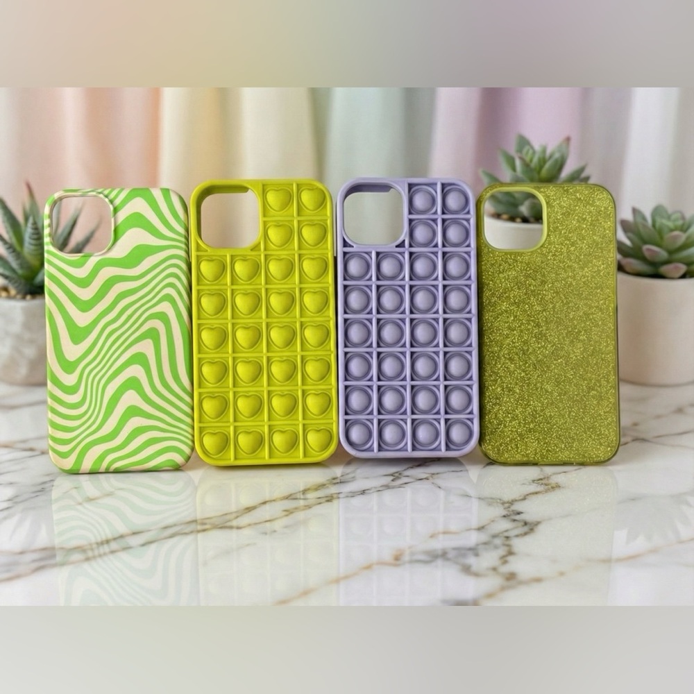 H&M IPhone 13/14/15 Compatible  Phone Case Set/ 4 Pieces